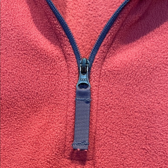 L.L. Bean Women’s Coral Quarter-Zip Fleece, NWOT, Size Large - Picture 4 of 5